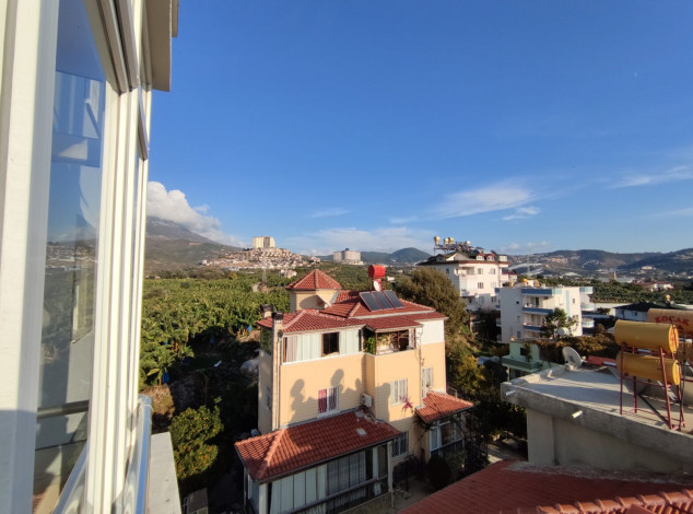 Меблированный дуплекс с видом на море и горы в районе Махмутлар, 150м - Ракурс 5