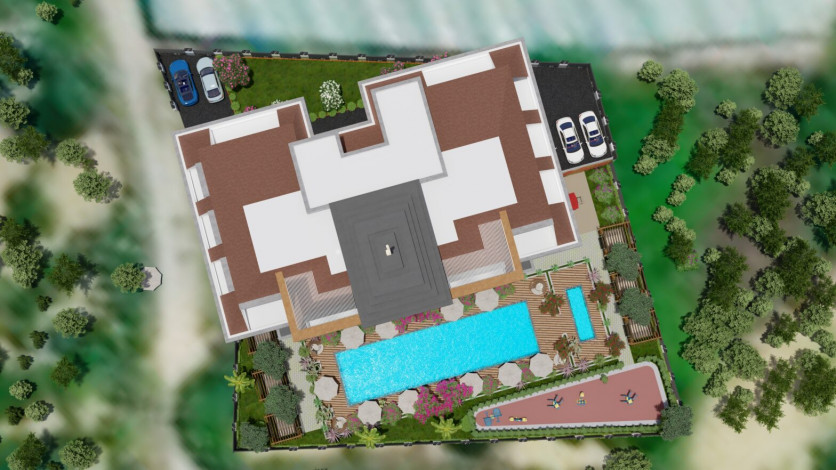 Новый проект в Авсалларе с богатой инфраструктурой, 47м-105,5м - Ракурс 16