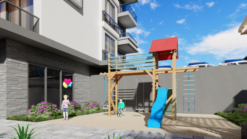 Новый проект в Авсалларе с богатой инфраструктурой, 47м-105,5м - Ракурс 18