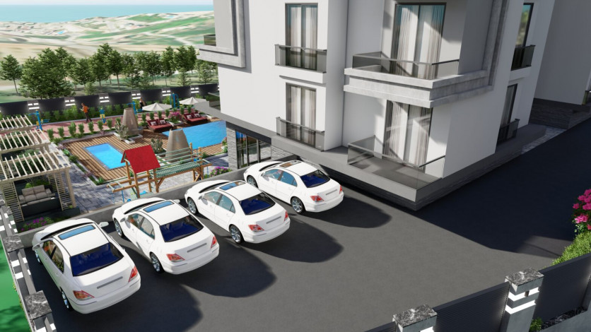 Новый проект в Авсалларе с богатой инфраструктурой, 47м-105,5м - Ракурс 20