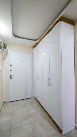 Частично меблированные апартаменты с видом на море и горы в районе Махмутлар, 100м - Ракурс 7