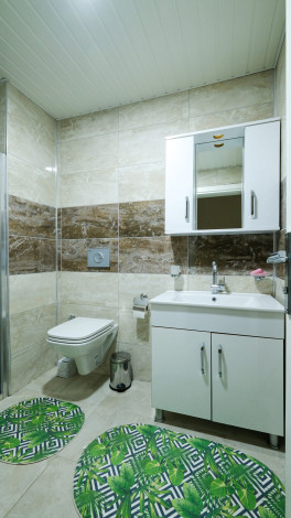 Частично меблированные апартаменты с видом на море и горы в районе Махмутлар, 100м - Ракурс 9