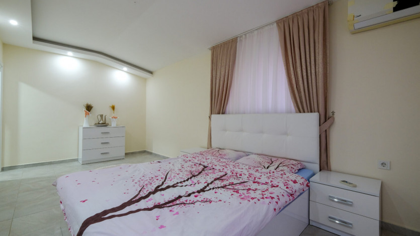 Частично меблированные апартаменты с видом на море и горы в районе Махмутлар, 100м - Ракурс 14