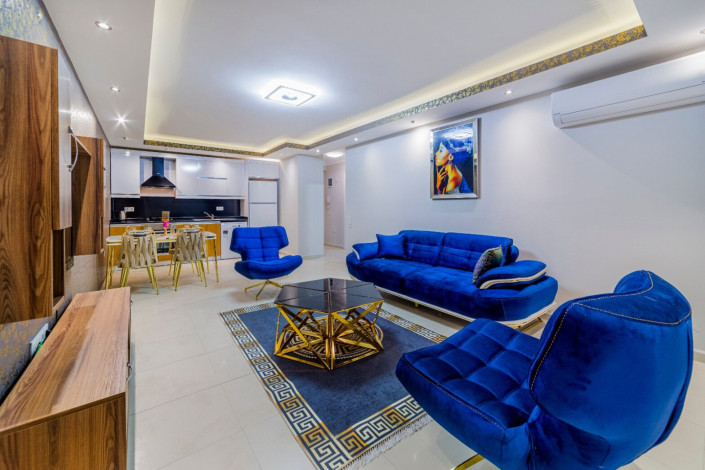 Просторная меблированная квартира 1+1 в комплексе с инфраструктурой в Махмутлар, 75 м2 - Ракурс 5