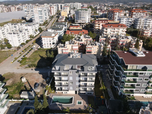 Двухкомнатная квартира в новой резиденции рядом с пляжем в районе Авсаллар, 55 м2 - Ракурс 3