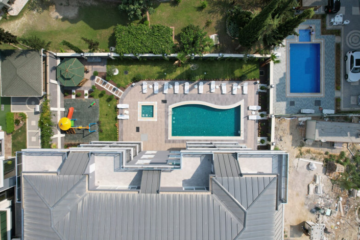 Двухкомнатная квартира в новой резиденции рядом с пляжем в районе Авсаллар, 55 м2 - Ракурс 20