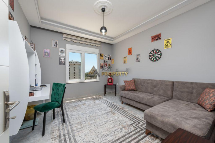 Трехкомнатная квартира с люксовой мебелью в новом комплексе в Авсалларе, 105 м2 - Ракурс 3