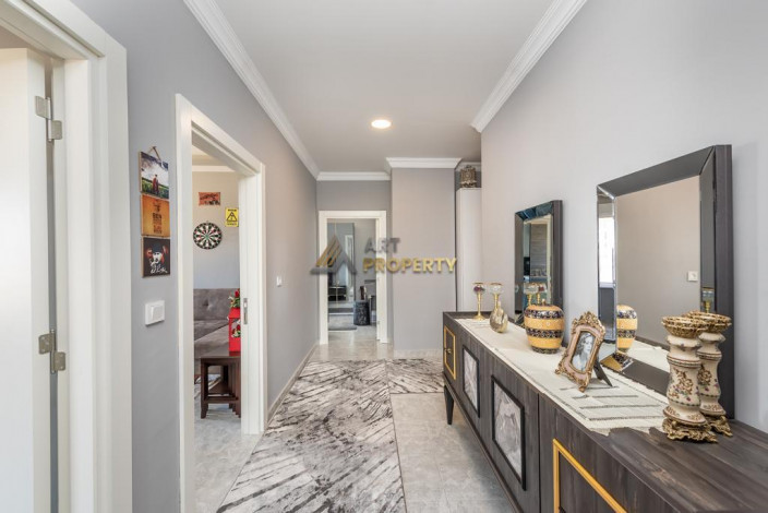 Трехкомнатная квартира с люксовой мебелью в новом комплексе в Авсалларе, 105 м2 - Ракурс 7