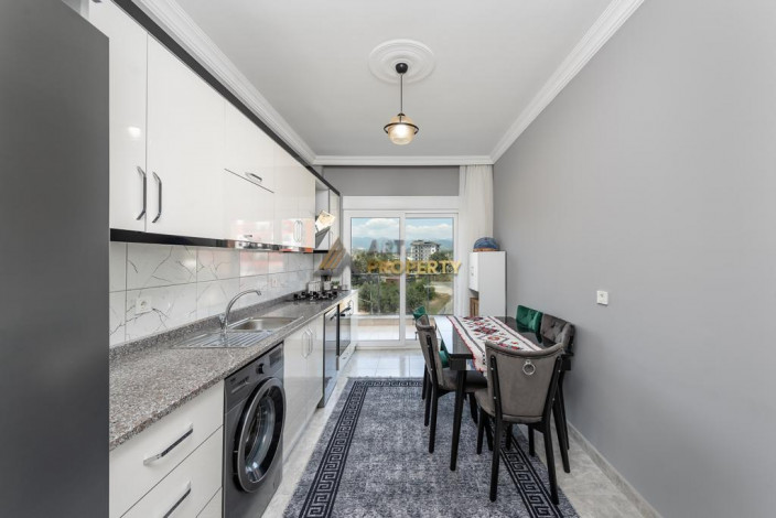 Трехкомнатная квартира с люксовой мебелью в новом комплексе в Авсалларе, 105 м2 - Ракурс 11