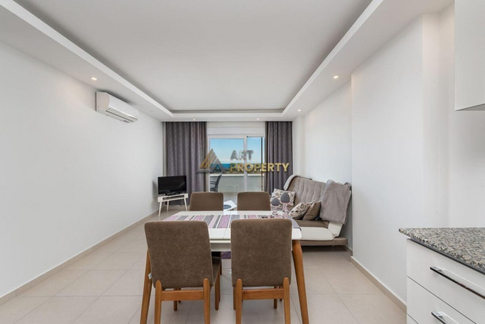 Полностью меблированная двухкомнатная квартира на высоком этаже с видом на море в Авсаллар, 65 м2 - Ракурс 5