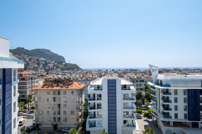 Квартира 1+1 в аренду у пляжа Клеопатры, 60 м2 - Ракурс 11