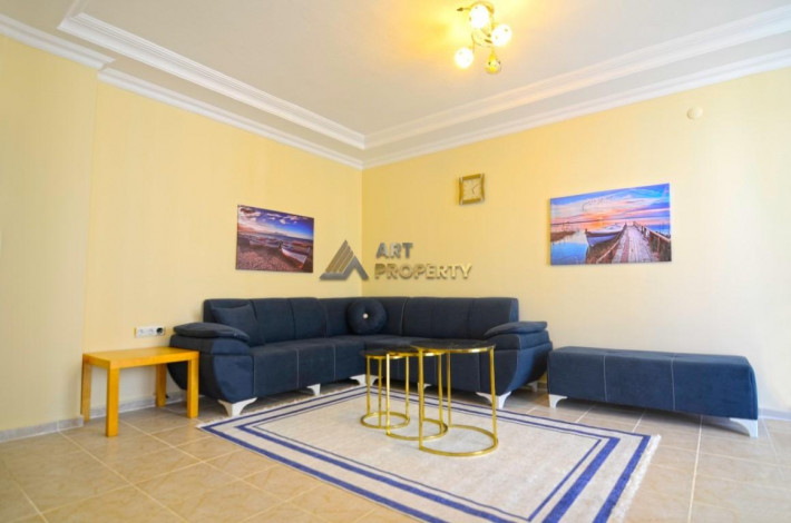 Квартира 1+1 в комплексе с крытым бассейном рядом с улицей Ататюрка в Махмутларе, 65 м2 - Ракурс 3