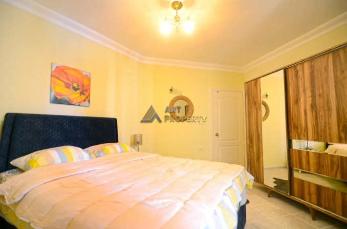 Квартира 1+1 в комплексе с крытым бассейном рядом с улицей Ататюрка в Махмутларе, 65 м2 - Ракурс 15