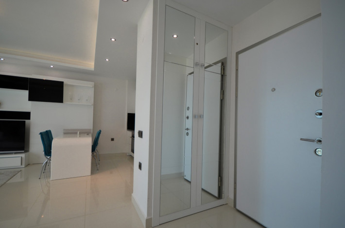 Квартира 1+1 с видом на море в одном из лучших комплексов Алании, 65 м2 - Ракурс 10