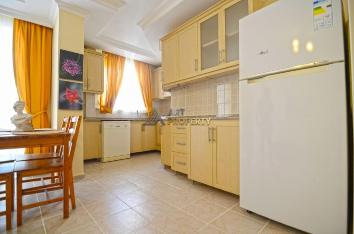 Квартира 1+1 в комплексе с крытым бассейном рядом с улицей Ататюрка в Махмутларе, 65 м2 - Ракурс 33