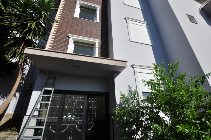 Трехкомнатная квартира с частичным видом на море в Демирташ, 110 м2 - Ракурс 16