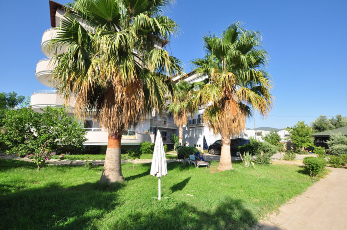 Трехкомнатная квартира с частичным видом на море в Демирташ, 110 м2 - Ракурс 17