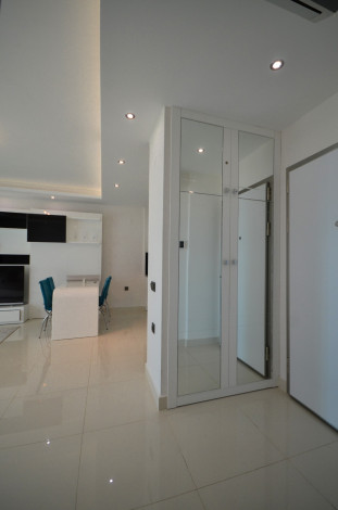 Квартира 1+1 с видом на море в одном из лучших комплексов Алании, 65 м2 - Ракурс 12