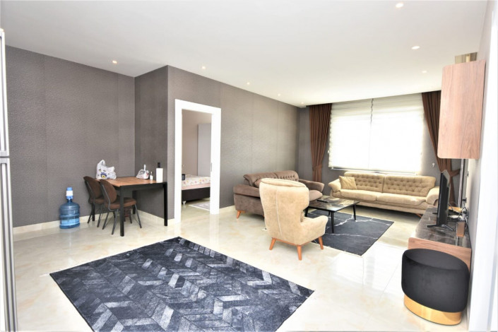 Трехкомнатные апартаменты с мебелью в районе пляжа Клеопатры города Аланья, 95 м2 - Ракурс 14