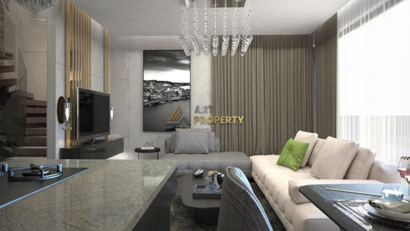 Представляем Вашему вниманию комплекс вилл с собственными бассейнами в районе Бекташ города Аланья, 142-230 м2 - Ракурс 7