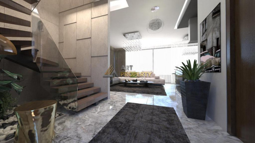 Представляем Вашему вниманию комплекс вилл с собственными бассейнами в районе Бекташ города Аланья, 142-230 м2 - Ракурс 16