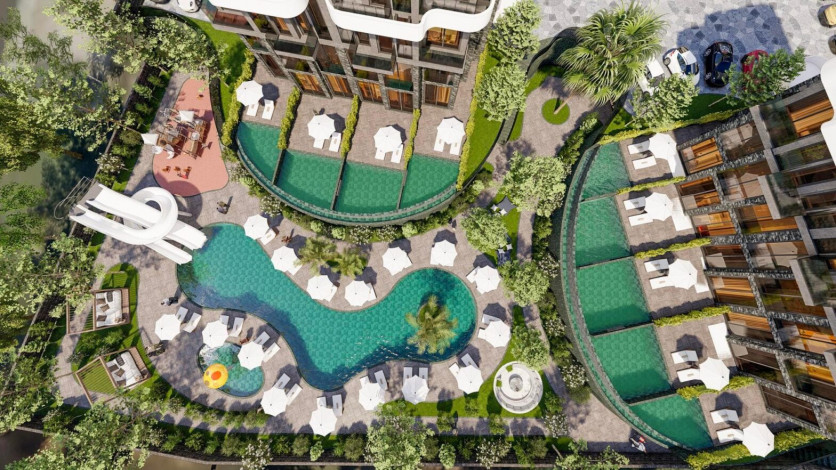 Новый жилой комплекс премиум класса в Каргыджаке, 55м-132м - Ракурс 15