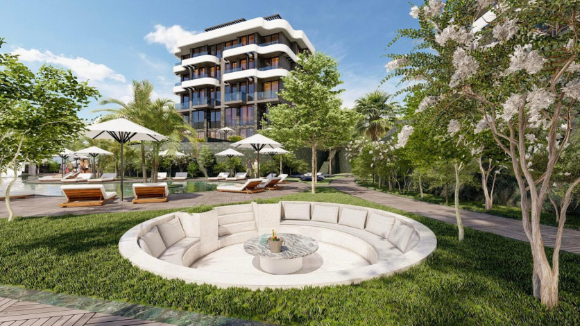 Новый жилой комплекс премиум класса в Каргыджаке, 55м-132м - Ракурс 18