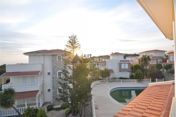 Меблированная вилла 3+1 в комплексе с богатой инфраструктурой в Авсалларе, 150 м2 - Ракурс 25