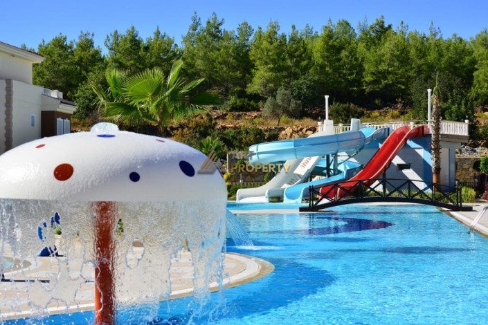 Меблированная вилла 3+1 в комплексе с богатой инфраструктурой в Авсалларе, 150 м2 - Ракурс 31