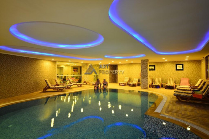 Меблированная вилла 3+1 в комплексе с богатой инфраструктурой в Авсалларе, 150 м2 - Ракурс 37