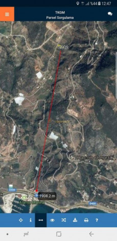 Участок земли с видом на море под строительство дома в центральной части Аланьи, 1700 м2 - Ракурс 4