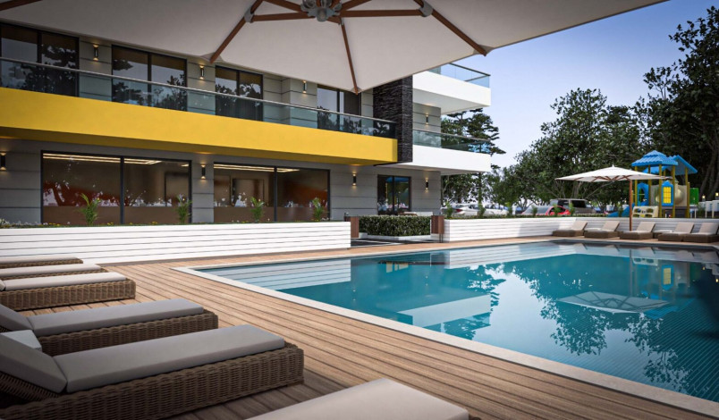 Новый проект на этапе строительства в районе Оба, 145м-300м - Ракурс 4