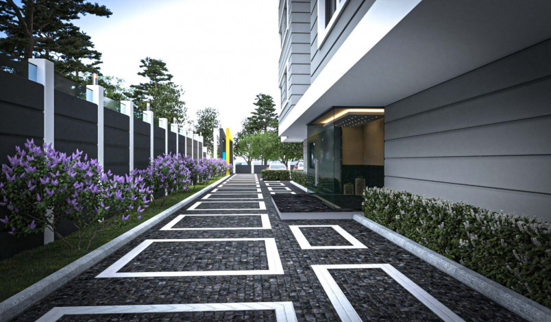 Новый проект на этапе строительства в районе Оба, 145м-300м - Ракурс 5