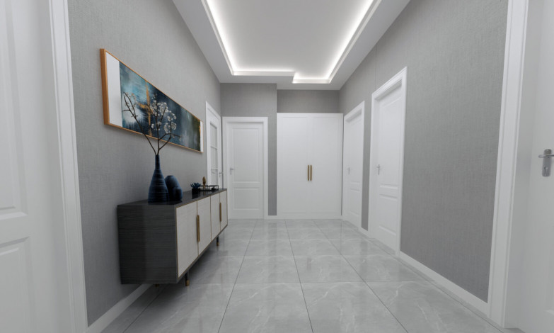 Новый проект на этапе строительства в районе Оба, 145м-300м - Ракурс 14