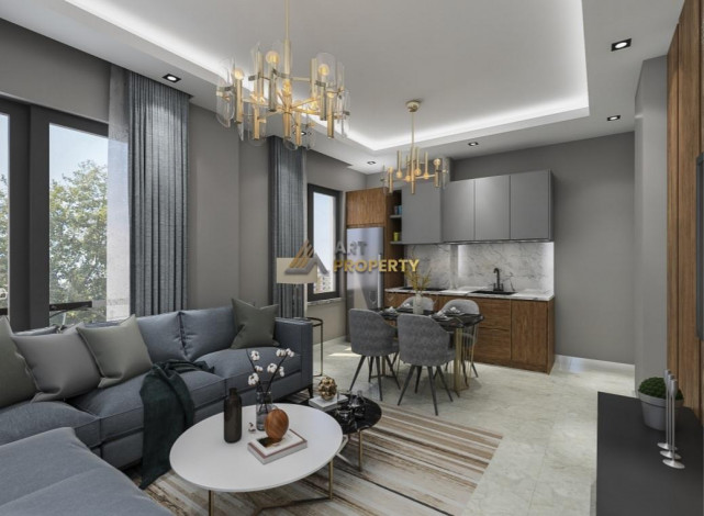 Резиденция на этапе строительства в 400м от моря в районе Махмутлар, 52м - 123,5м - Ракурс 5