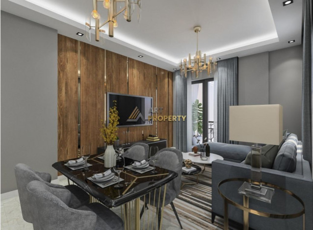 Резиденция на этапе строительства в 400м от моря в районе Махмутлар, 52м - 123,5м - Ракурс 10