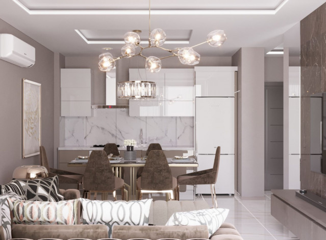 Cкоро!! Старт продаж нового комплекса в районе Газипаша, 55м-122м - Ракурс 7