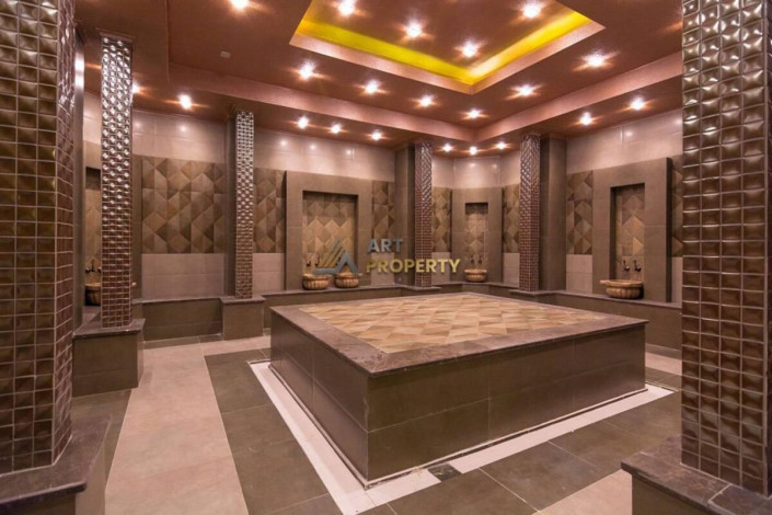 Меблированная квартира 1+1 на высоком этаже с видом на море в Махмутларе, 70 м2 - Ракурс 17