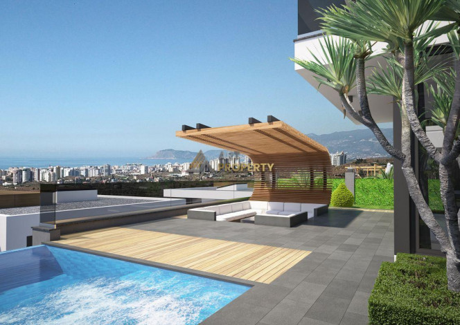 Новый проект отдельных вилл в районе Каргыджак, 268,70-377,60 м2 - Ракурс 5