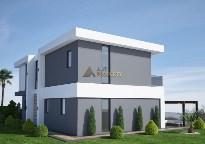 Новый проект отдельных вилл в районе Каргыджак, 268,70-377,60 м2 - Ракурс 9