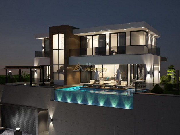 Новый проект отдельных вилл в районе Каргыджак, 268,70-377,60 м2 - Ракурс 15