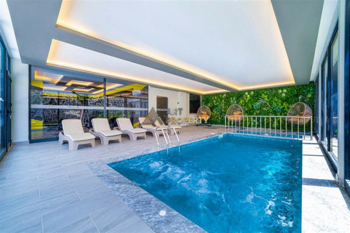 Четырехкомнатная квартира с видом на море в районе Махмутлар, 170 м2 - Ракурс 32