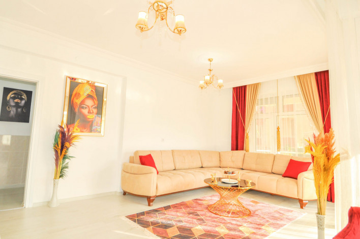 Просторная квартира 2+1 с новой красивой мебелью в районе Махмутлар, 125 м2 - Ракурс 21