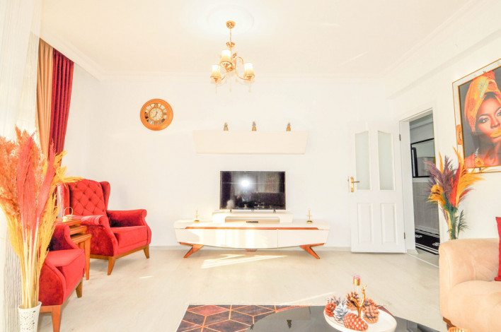 Просторная квартира 2+1 с новой красивой мебелью в районе Махмутлар, 125 м2 - Ракурс 26