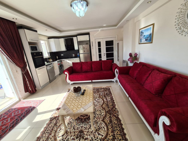 Двухкомнатная квартира с мебелью вблизи от пляжа Средиземного моря в районе Махмутлар, 65 м2 - Ракурс 21