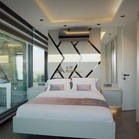 Элегантная меблированная вилла 3+1 на склоне гор, подходящая для получения гражданства, 165 м2 - Ракурс 4