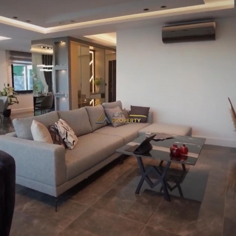 Элегантная меблированная вилла 3+1 на склоне гор, подходящая для получения гражданства, 165 м2 - Ракурс 9