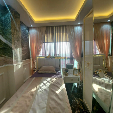 Меблированная вилла 3+1 с видом на море и крепость в районе Бекташ,  Алания 200м. - Ракурс 17