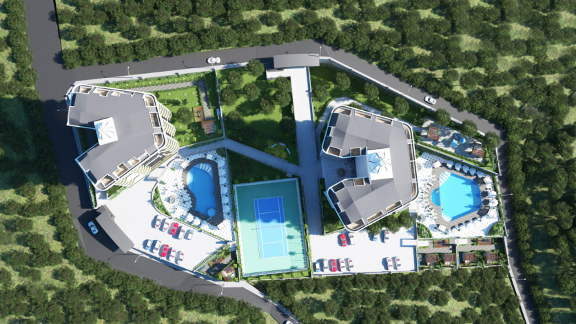 Старт нового проекта с богатой внутренней инфраструктурой в Демирташе. - Ракурс 3