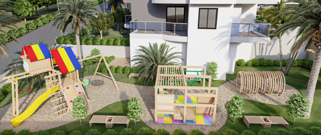 Трехкомнатная квартира в комплексе с богатой инфраструктурой в Махмутларе. - Ракурс 10